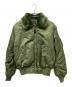 ALPHA INDUSTRIES（アルファインダストリーズ）の古着「B-15フライトジャケット」｜グリーン