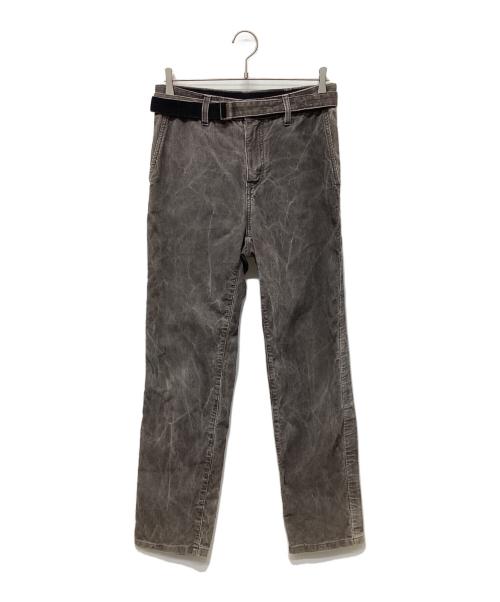 sacai（サカイ）sacai (サカイ) コーデュロイパンツ グレー サイズ:1の古着・服飾アイテム