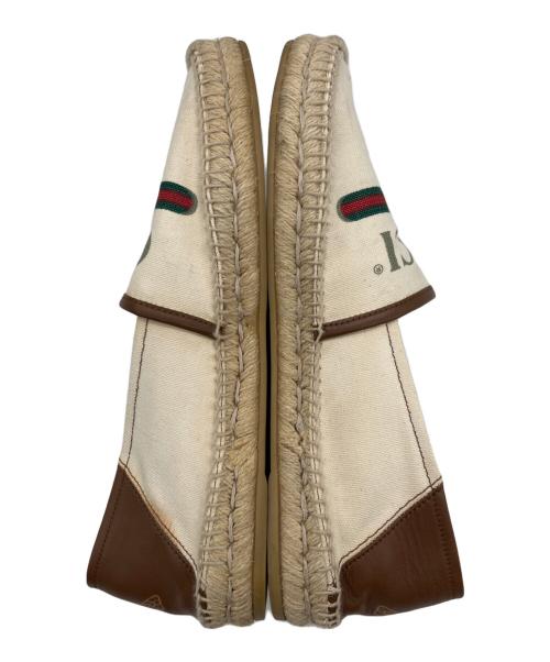 GUCCI（グッチ）GUCCI (グッチ) エスパドリーユ アイボリー サイズ:9の古着・服飾アイテム