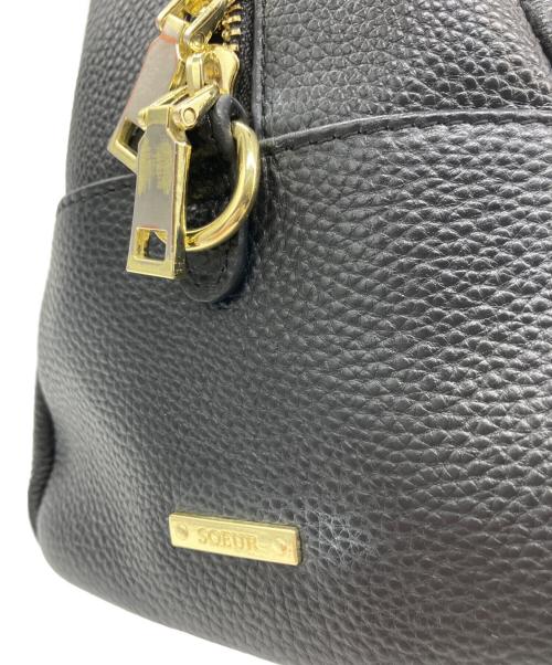soeur（スール）SOEUR (スール) ミニボストンバッグ ブラックの古着・服飾アイテム