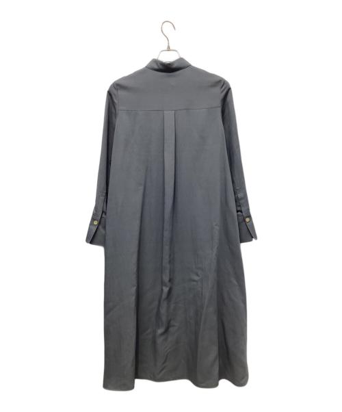 ebure（エブール）EBURE (エブール) 長袖ワンピース グレー サイズ:36の古着・服飾アイテム