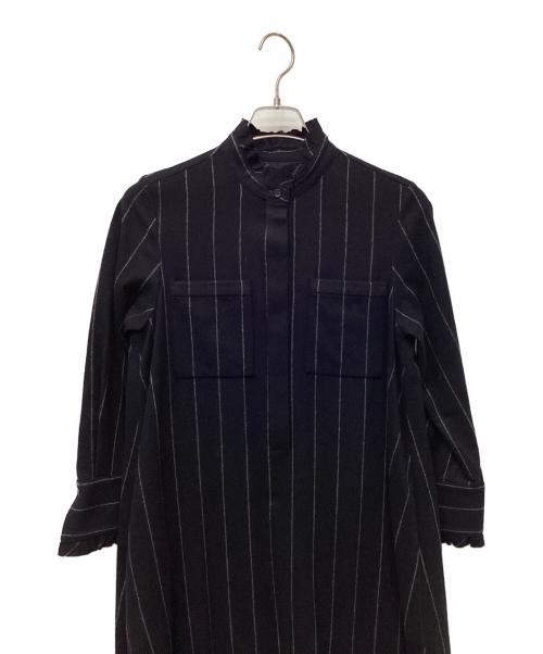 ebure（エブール）EBURE (エブール) 長袖ワンピース ブラック サイズ:36の古着・服飾アイテム