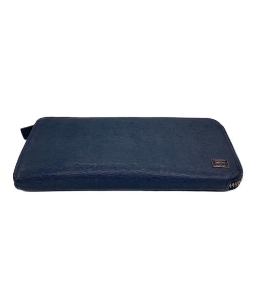 PORTER（ポーター）PORTER (ポーター) L字ファスナー財布 ブルーの古着・服飾アイテム