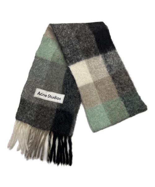 Acne studios（アクネ ストゥディオズ）Acne studios (アクネ ストゥディオズ) モヘアチェックスカーフ サイズ:250×28の古着・服飾アイテム