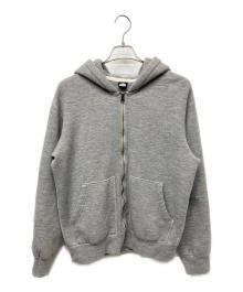YETINA（イエティナ）の古着「ジップパーカー」｜グレー