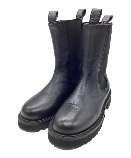 Caminando（カミナンド）Caminando (カミナンド) サイドゴアブーツ ブラック サイズ:24cmの古着・服飾アイテム