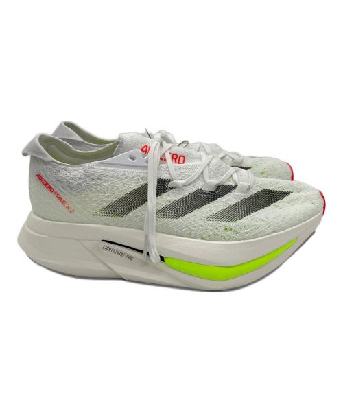 adidas（アディダス）adidas (アディダス) アディゼロプライムX2.0 ホワイト サイズ:26cmの古着・服飾アイテム