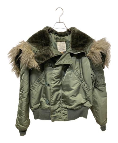 ALPHA（アルファ）ALPHA (アルファ) N-2Bジャケット カーキ サイズ:Mの古着・服飾アイテム