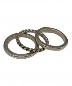 XOLOショロ）の古着「シルバートリプルリング」｜シルバー