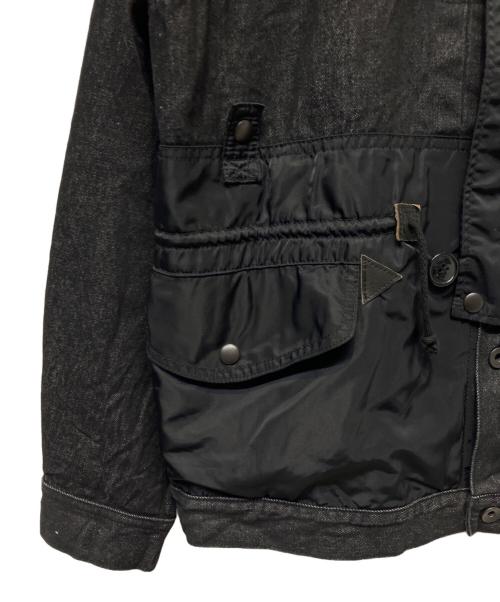 AVIREX（アヴィレックス）AVIREX (アヴィレックス) デニムジャケット ブラック サイズ:XLの古着・服飾アイテム