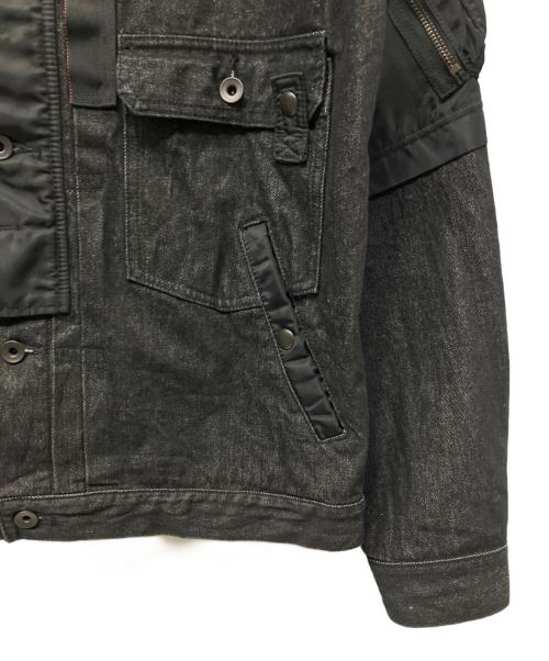 AVIREX（アヴィレックス）AVIREX (アヴィレックス) デニムジャケット ブラック サイズ:XLの古着・服飾アイテム