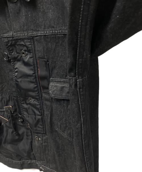 AVIREX（アヴィレックス）AVIREX (アヴィレックス) デニムジャケット ブラック サイズ:XLの古着・服飾アイテム