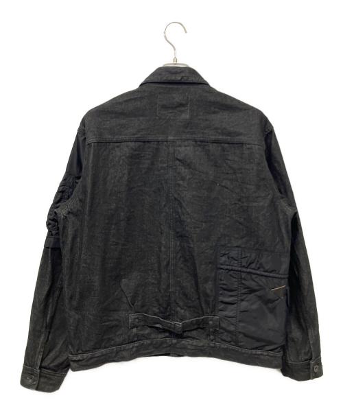 AVIREX（アヴィレックス）AVIREX (アヴィレックス) デニムジャケット ブラック サイズ:XLの古着・服飾アイテム