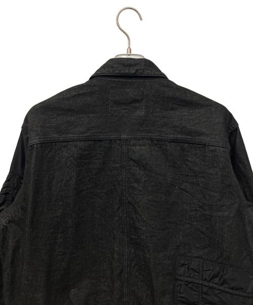 AVIREX（アヴィレックス）AVIREX (アヴィレックス) デニムジャケット ブラック サイズ:XLの古着・服飾アイテム