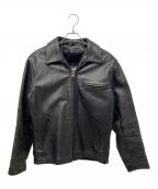 Schottショット）の古着「シングルライダースジャケット」｜ブラック