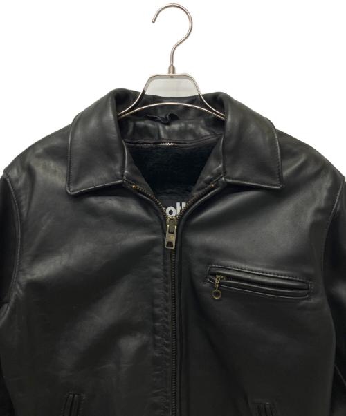 Schott（ショット）Schott (ショット) シングルライダースジャケット ブラック サイズ:38の古着・服飾アイテム