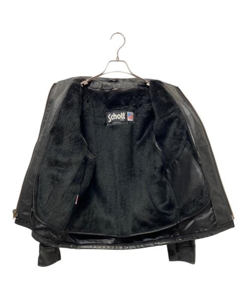 Schott（ショット）Schott (ショット) シングルライダースジャケット ブラック サイズ:38の古着・服飾アイテム