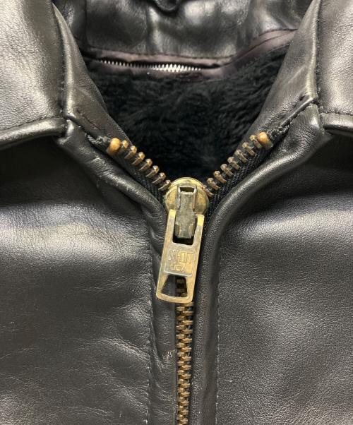 Schott（ショット）Schott (ショット) シングルライダースジャケット ブラック サイズ:38の古着・服飾アイテム