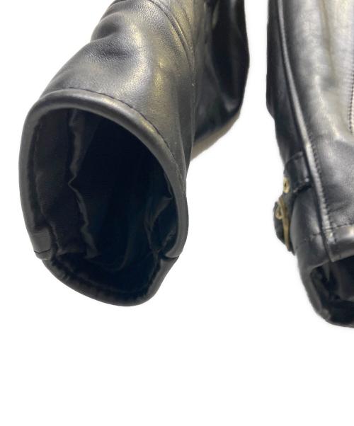 Schott（ショット）Schott (ショット) シングルライダースジャケット ブラック サイズ:38の古着・服飾アイテム