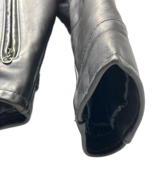 Schott（ショット）Schott (ショット) シングルライダースジャケット ブラック サイズ:38の古着・服飾アイテム