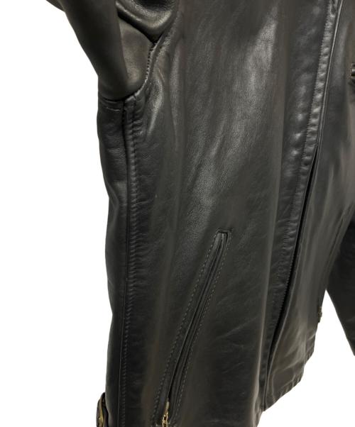 Schott（ショット）Schott (ショット) シングルライダースジャケット ブラック サイズ:38の古着・服飾アイテム