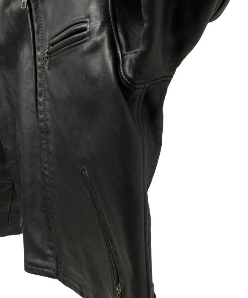 Schott（ショット）Schott (ショット) シングルライダースジャケット ブラック サイズ:38の古着・服飾アイテム