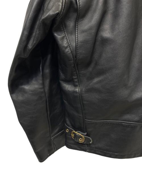 Schott（ショット）Schott (ショット) シングルライダースジャケット ブラック サイズ:38の古着・服飾アイテム