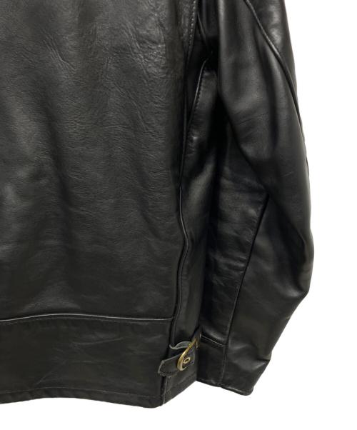 Schott（ショット）Schott (ショット) シングルライダースジャケット ブラック サイズ:38の古着・服飾アイテム