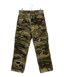 SHIBU×ME（シブミ―）の古着「カーゴパンツ」｜カーキ