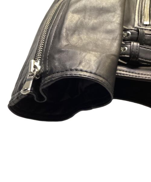 MAISON SPECIAL（メゾンスペシャル）MAISON SPECIAL (メゾンスペシャル) レザーライダースジャケット ブラック サイズ:2の古着・服飾アイテム