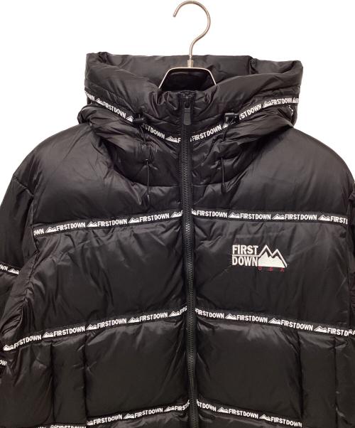 FIRST DOWN（ファーストダウン）FIRST DOWN (ファーストダウン) ダウンジャケット ブラック サイズ:Mの古着・服飾アイテム