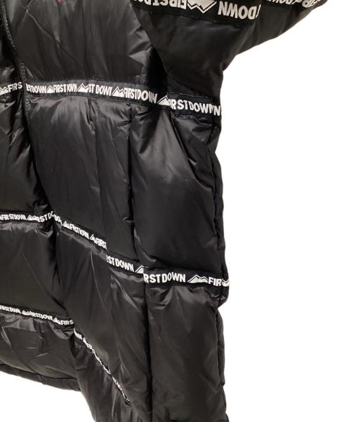 FIRST DOWN（ファーストダウン）FIRST DOWN (ファーストダウン) ダウンジャケット ブラック サイズ:Mの古着・服飾アイテム