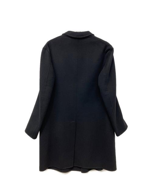 ARMANI COLLEZIONI（アルマーニ コレツィオーニ）ARMANI COLLEZIONI (アルマーニ コレツィオーニ) カシミヤチェスターコート ブラック サイズ:52の古着・服飾アイテム