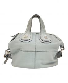 GIVENCHY（ジバンシィ）の古着「ナイチンゲール  2WAYバッグ スカイブルー 変色・スレ有」｜スカイブルー