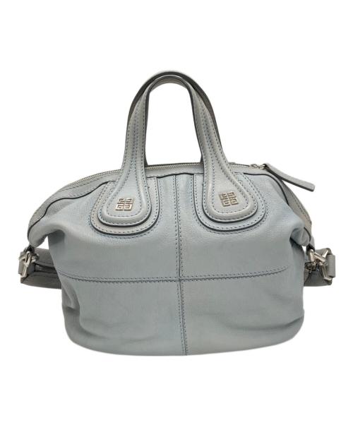 GIVENCHY（ジバンシィ）GIVENCHY (ジバンシィ) ナイチンゲール  2WAYバッグ スカイブルー 変色・スレ有 スカイブルーの古着・服飾アイテム