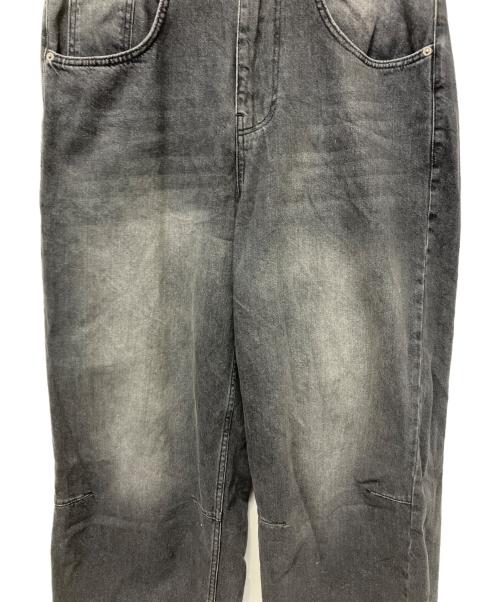 Jaded London（ジェイデッドロンドン）JADED LONDON (ジェイデッドロンドン) ワイドデニムパンツ グレー サイズ:34の古着・服飾アイテム