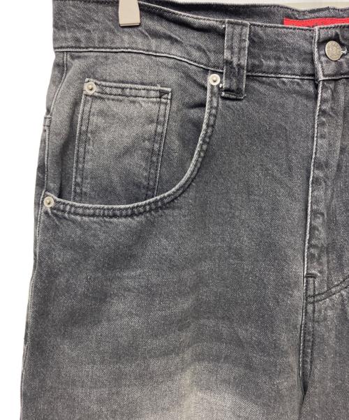 Jaded London（ジェイデッドロンドン）JADED LONDON (ジェイデッドロンドン) ワイドデニムパンツ グレー サイズ:34の古着・服飾アイテム