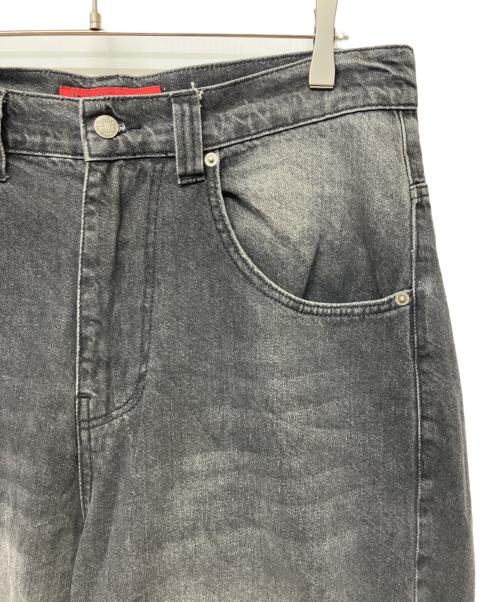 Jaded London（ジェイデッドロンドン）JADED LONDON (ジェイデッドロンドン) ワイドデニムパンツ グレー サイズ:34の古着・服飾アイテム