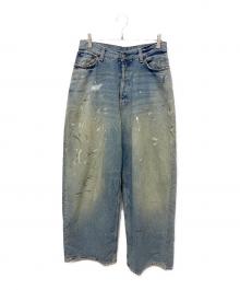 Acne studios（アクネ ストゥディオス）の古着「スーパーバギーフィットジーンズ」｜インディゴ