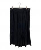 Yohji Yamamoto pour hommeヨウジヤマモト プールオム）の古着「コットンジャージー袴パンツ」｜ブラック