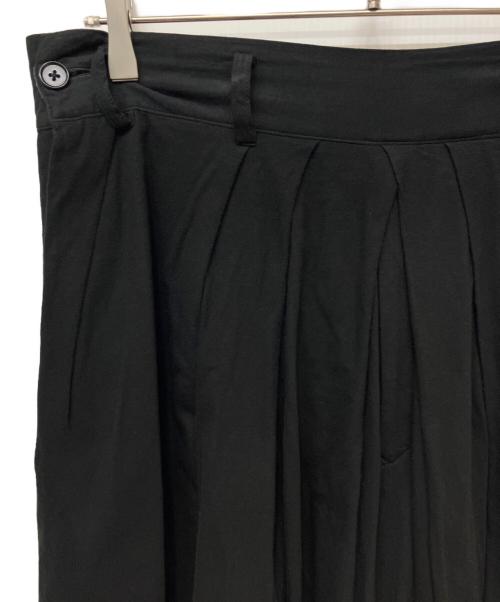 Yohji Yamamoto pour homme（ヨウジヤマモト プールオム）Yohji Yamamoto pour homme (ヨウジヤマモト プールオム) コットンジャージー袴パンツ ブラック サイズ:3の古着・服飾アイテム