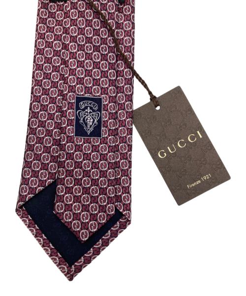 GUCCI（グッチ）GUCCI (グッチ) ネクタイ レッド サイズ:無し 未使用品の古着・服飾アイテム