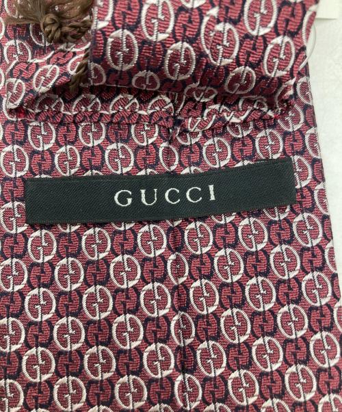 GUCCI（グッチ）GUCCI (グッチ) ネクタイ レッド サイズ:無し 未使用品の古着・服飾アイテム