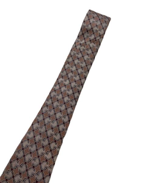 GUCCI（グッチ）GUCCI (グッチ) ネクタイ ライトピンク×シルバー サイズ:フリーの古着・服飾アイテム