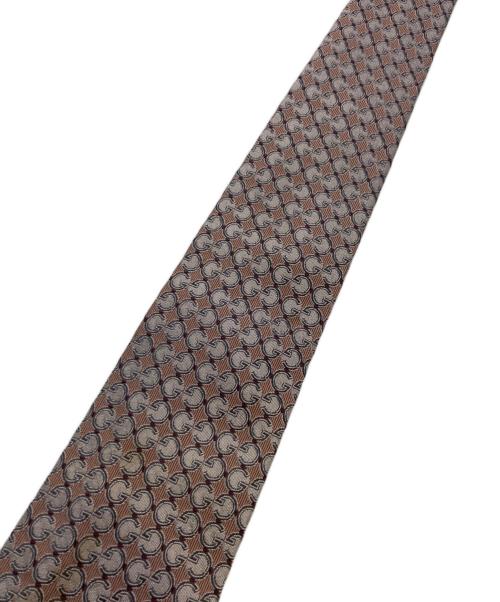 GUCCI（グッチ）GUCCI (グッチ) ネクタイ ライトピンク×シルバー サイズ:フリーの古着・服飾アイテム