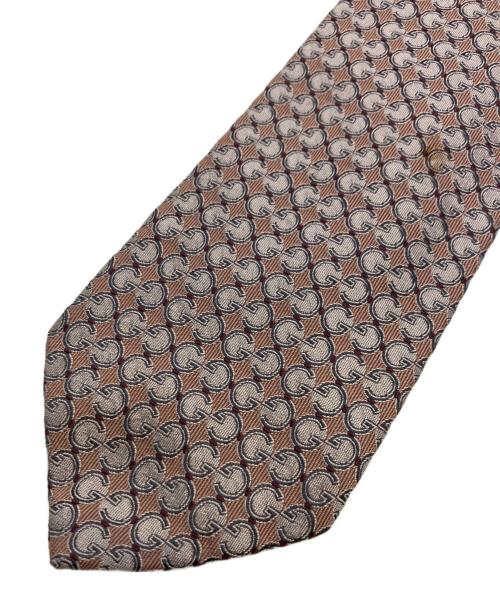 GUCCI（グッチ）GUCCI (グッチ) ネクタイ ライトピンク×シルバー サイズ:フリーの古着・服飾アイテム