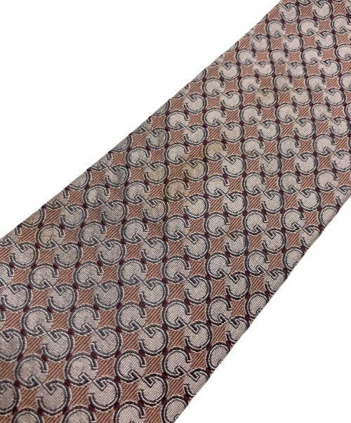 GUCCI（グッチ）GUCCI (グッチ) ネクタイ ライトピンク×シルバー サイズ:フリーの古着・服飾アイテム