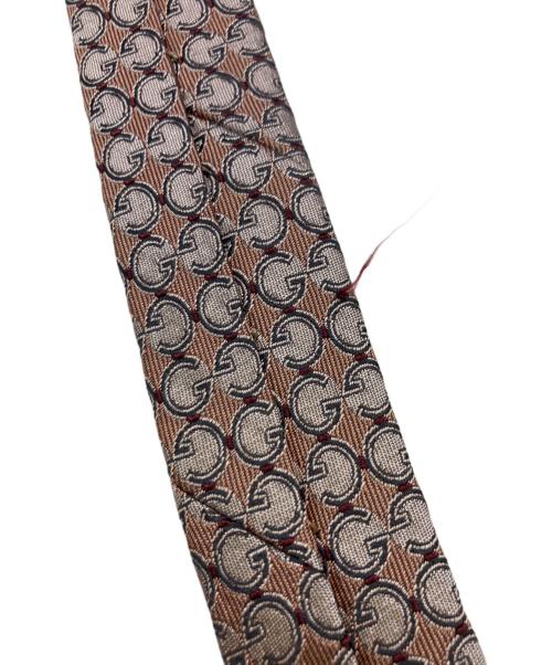 GUCCI（グッチ）GUCCI (グッチ) ネクタイ ライトピンク×シルバー サイズ:フリーの古着・服飾アイテム