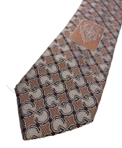 GUCCI（グッチ）GUCCI (グッチ) ネクタイ ライトピンク×シルバー サイズ:フリーの古着・服飾アイテム
