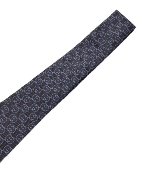GUCCI（グッチ）GUCCI (グッチ) ネクタイ グレー サイズ:フリーの古着・服飾アイテム